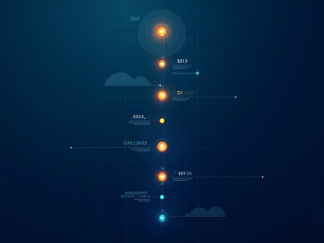 Illustration showing timeline with connected dots representing milestones from 2015 to 2023